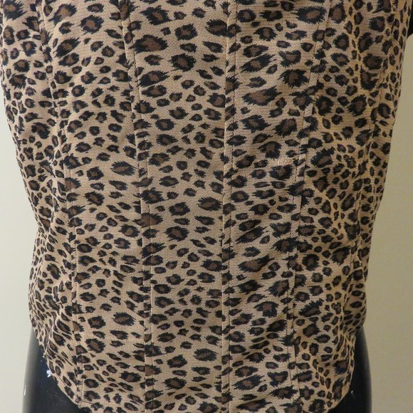 VENEZIA FITTED CAMISOLE / SIZE 22 /ANIMAL PRINT - Picture 3 of 9